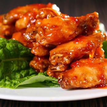 Sweet chili wings
